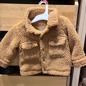 Cat & Jack Tan Sherpa Jacket